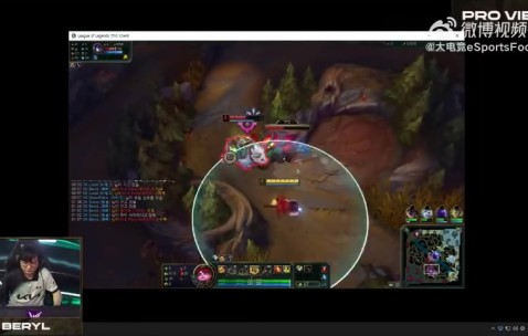 DB电子官网BeryL辅助波比入侵野区 单杀Peanut猪妹后放肆大笑