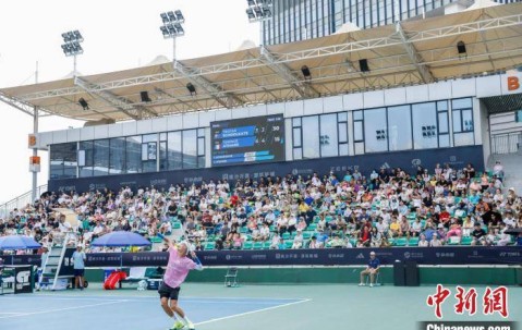 2025广州南沙国际网球挑战赛举行男单、男双决赛